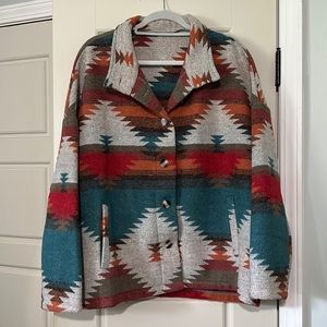 Aztec shacket size XL
